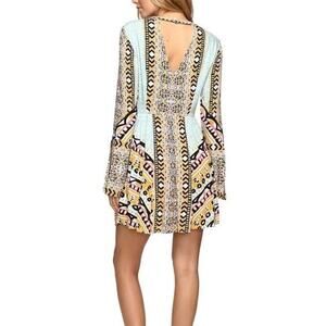 NWT Free People Tegan Womens Mini Dress Boho Hippie Size 4 *small flaw See Pic 2